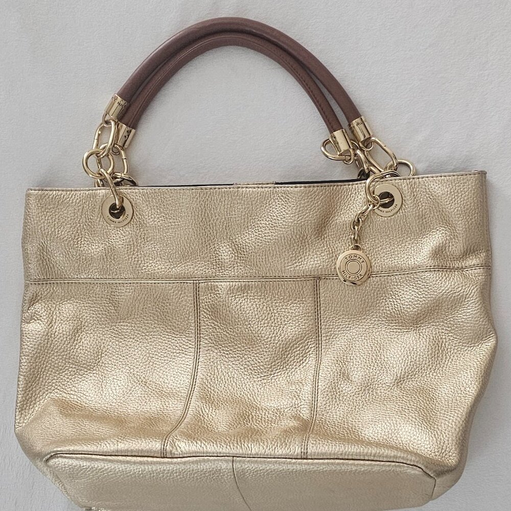 Tommy Hilfiger Genuine Leather Handbag / Tote / Purse